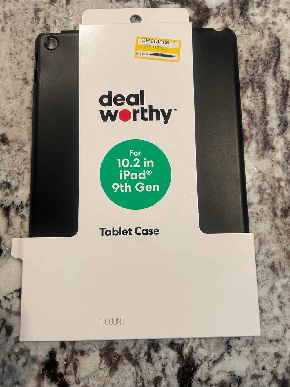 Black Tablet Case for 10.2 in iPad 9th Gen